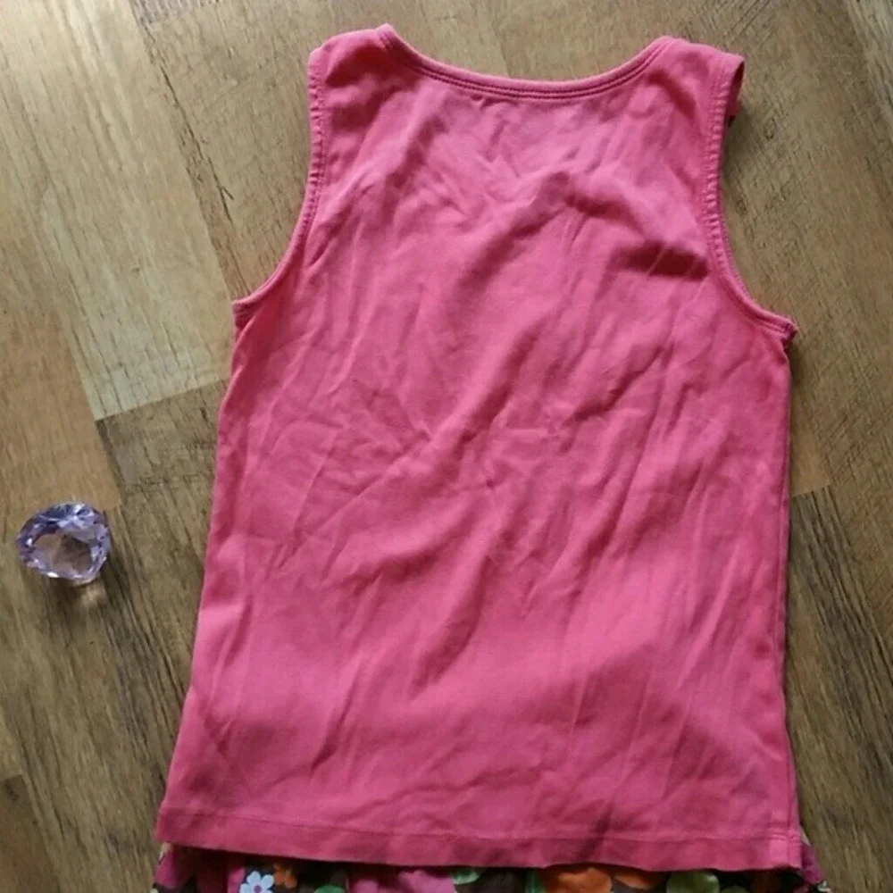 Gymboree Girls Aloha Tank Top and Floral Skirt Outfit Size 7-8‎